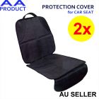 2x Auto Car Baby Kids Children Booster Seat Protector Mat Cover Cushion Anti-Slip Black