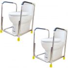 Toilet Safety Support Bar Hand Rail Bathroom Seat Frame Medical Handicap Disability Get UP Assistant