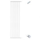 42.5cm wide extension panel kit for extra tall 150cm baby pet security gate metal safety guard tension pressure mounted for children dog kitten