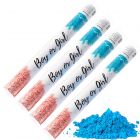 holi powder smoke cannon launcher popper gender reveal party blue 4pcs