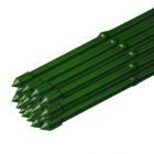 20x garden stakes plant support metal yard sticks coated in plastic replacement for bamboo sticks type a plus 50m pvc coated tie wire