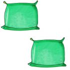 2x soil mixing mat gardening pad repotting tarp transplantting tray size 100x100cm