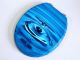 Universal Colorful Bathroom Toilet Seat Cover Lid Metal Hinges Water Drop Blue