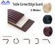 2M Soft Table Furniture Corner Edge Guard Baby Safety Protector Desk Bumper Cover Strip Cushion Softener Black