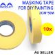 masking tape 2cm wide 10rolls bundle