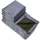 heavy duty tarp waterproof strong rain shed tarpaulin cover tent ground silver sheet 8*14m