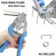 Hog Ring Plier Fencing Plier Gun Fastener Staplier M Stapler Nailer Wire Ringer w 6000 Clips