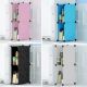 2 Tier Narrow Cube Storage Tower Box Shelf Cabinet Slim Rack Organizer Kitchen Shoe Bathroom 4 Colors