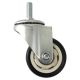 3inch 75mm solid hard plastic bolt caster wheel light duty swivel without brake /lock industrial castor 100kg ea for trolley furniture chair